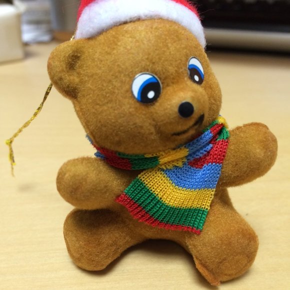 SANTA BEAR CHRISTMAS TREE ORNAMENTS DECORATION - Picture 2 of 2